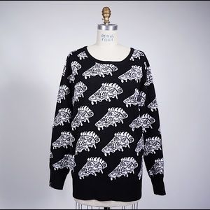 Killstar Pizza sweater Sz L